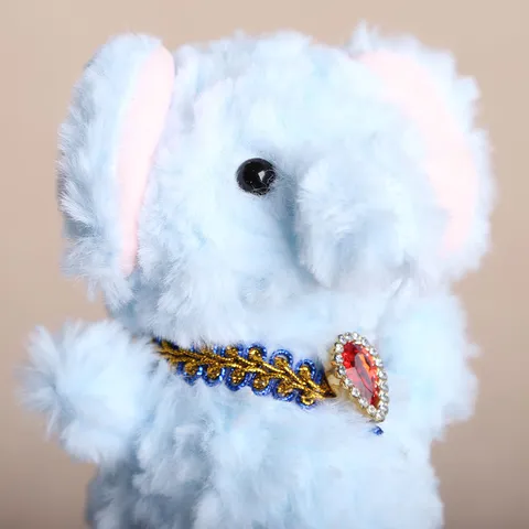 Süße Cartoon Tier Plüschtier Schlüsselanhänger Taschenhaustier Pinguin Elefant Schwein Ente Fuchs Kuscheltier Mit Edelsteinhalsband Geschenk