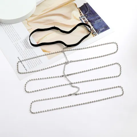 Sexy Meervoudige Strass Dijbeinketen Lichaamsieraden Legering Slangen Hanger Feest Nachtclub Lichaamsketting Voor Vrouwen