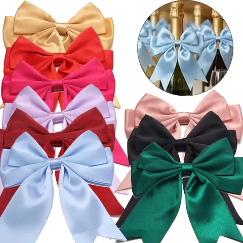 Ins Style Satin Ribbon Double Layer Swallowtail Bows DIY Handmade Hair Clip Accessories Clothing Decoration Accessories
