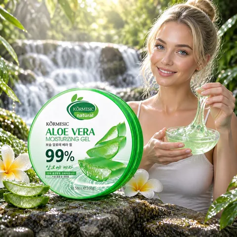 KORMESIC Aloe Vera Gel For Face Body Moisturizing Soothing Sun Repair Gel Daily Skincare Moisturizer For All Skin Types