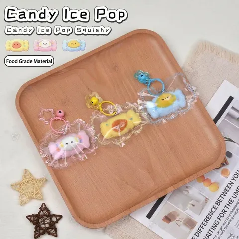 Food Grade Silicone Candy Squishy Toy For Stress Relief Cartoon Cloud Dessert Soft Squeeze Sensory Toy For Kids Adults