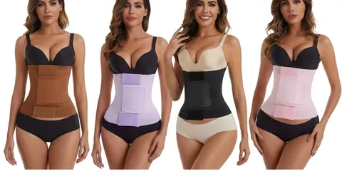 Ceinture Entraîneur de Taille pour Femmes Shapewear Entraînement Contrôle du Ventre Corset Soutien Post-Partum Body Shaper Amincissant