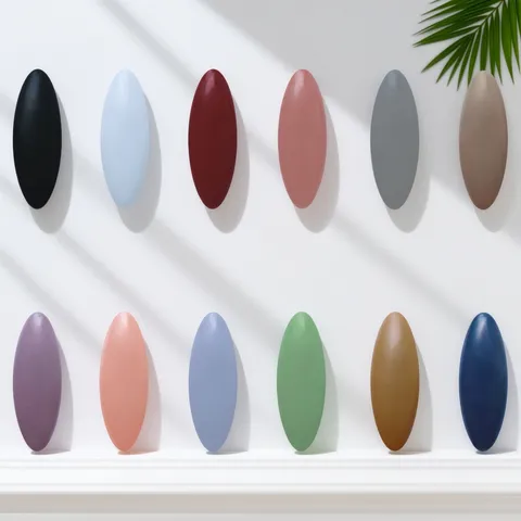 Minimalistisch Kunststoff Sicherheitsnadeln Morandi Farbe Matte Schaf Hijab Befestigung Nadeln Dekorativ Broschen Set Für Damen Alltag
