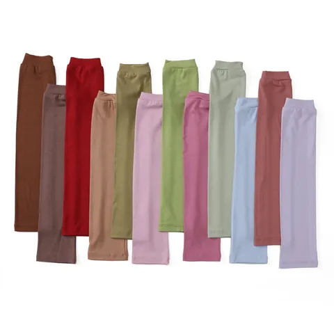 Solid Color Modal Cotton Sun Protection Arm Sleeves UV Protection Cooling Arm Covers For Women Men Outdoor Driving Sports