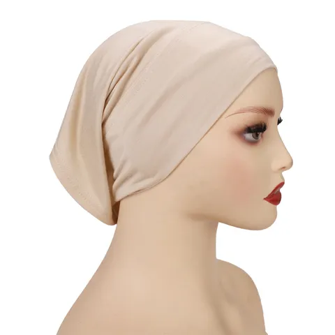 Women Modal Cotton Solid Color Beanie Hat Lightweight Elastic Casual Daily Headwear Stretch Chemo Cap Soft Sleep Cap