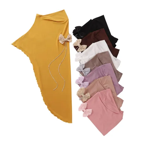 Mujeres Cristal Lino Lazo Turbante Sombrero Strass Serpentina Tococados Elegante Bufanda Musulmana Envoltura de Cabeza Accesorios de Moda
