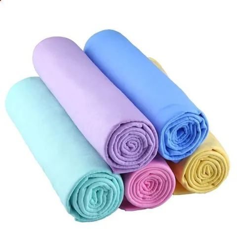 Synthetic PVA Chamois Leather Cleaning Towel Car Wash Glass Wipe Absorbent Drying Cloth Assorted Color