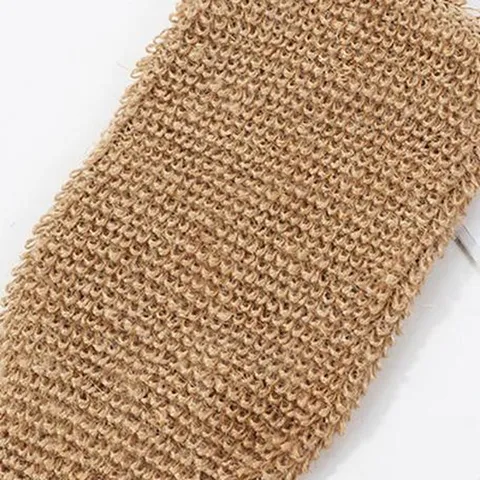Natürliche Jute Bade Peeling Handschuhe Körperwäscher Pflanzenfaser Schrubbhandschuhe Für Dusche Spa Hautreinigung Massage