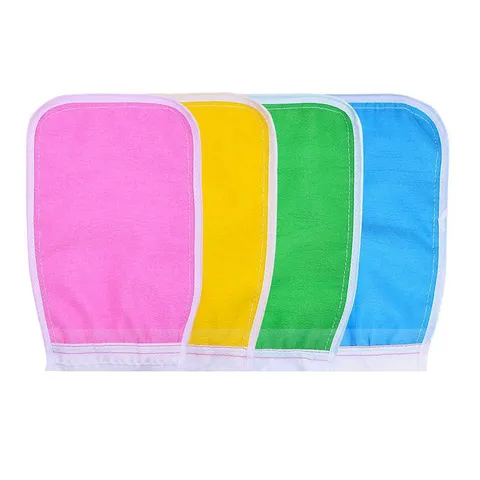 Guantes de Baño Exfoliantes Desechables Manoplas de Fregar de Doble Cara Limpieza de Piel Accesorios de Ducha