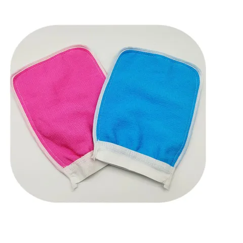 Guantes de Baño Exfoliantes Desechables Manoplas de Fregar de Doble Cara Limpieza de Piel Accesorios de Ducha