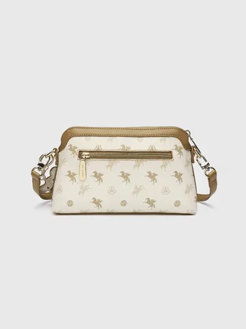 Borsa a Tracolla con Stampa Pegaso da Donna in Pelle PU Elegante Borsa a Spalla Ciondolo Orsetto Carino Borsa da Lavoro