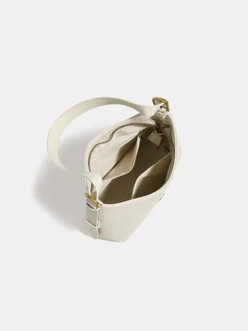 Borsa Hobo in Pelle PU da Donna Urbana Minimalista Tinta Unita Borsa a Tracolla Casual Grande Capacità Tote da Lavoro