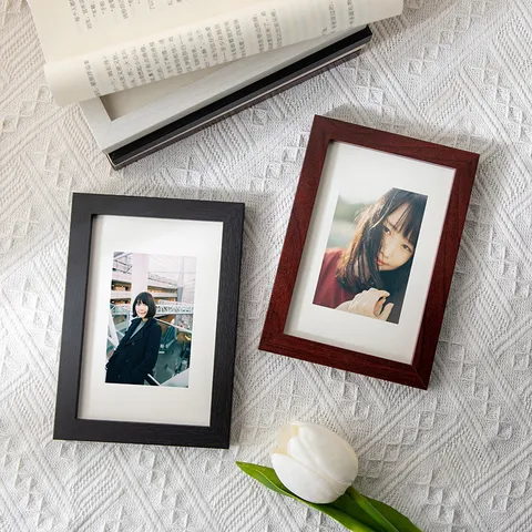 Cadre Photo Moderne Minimaliste en Bois Composite pour Bureau ou Mur pour Décoration Intérieure