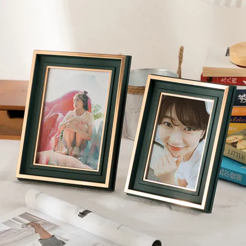 Nordic Resin Photo Frame Modern Tabletop Picture Frame For Living Room Bedroom Office Photo Display Home Decor