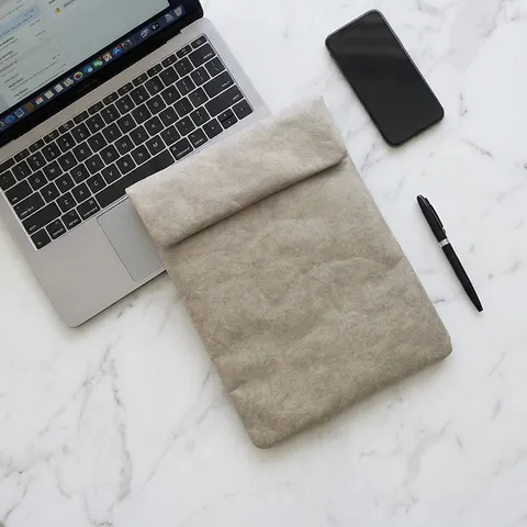 Urban Minimalist Waterproof Dupont Paper Laptop Sleeve Shockproof Lightweight Pouch For 13 Inch Laptop Tablet iPad Protector Carrying Bag