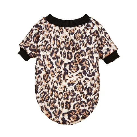 Colorful Leopard Gradient Checkered Pet Dog Hoodie Fleece Warm Pullover Coat Winter Clothes For Small Dogs Cats Apparel