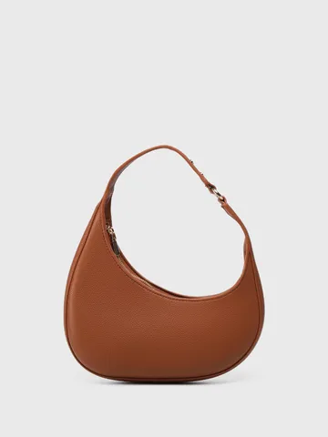 Women Fashion Crescent Underarm Bag PU Leather Casual Hobo Handbag Urban Minimalist Daily Shoulder Bag