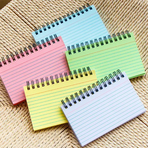 Minimalistisches Verdicktes Spiralnotizbuch Tragbarer Taschennotizblock Schüler Büro Tagebuch Buch Drahtgebunden Notizblock