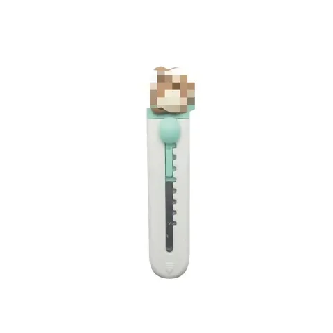 Draagbaar Mini Breekmes Leuke Cartoon Pocket Letteropener Dozensnijder Studenten Kantoorartikelen Ambachtelijk Papier Snijmes