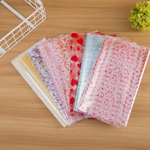 Transparente OPP Geschenktüte Plastikverpackungstüte Für Plüschtiere Puppen Klare Bedruckte Gutscheintaschen Party Zubehör