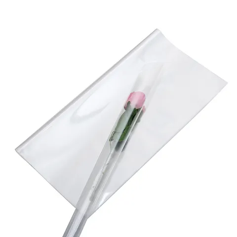 Papier d'Emballage Cellophane Transparent pour Fleurs Rouleau en Plastique Imperméable pour Bouquet de Fleurs Emballage Cadeau Décoration