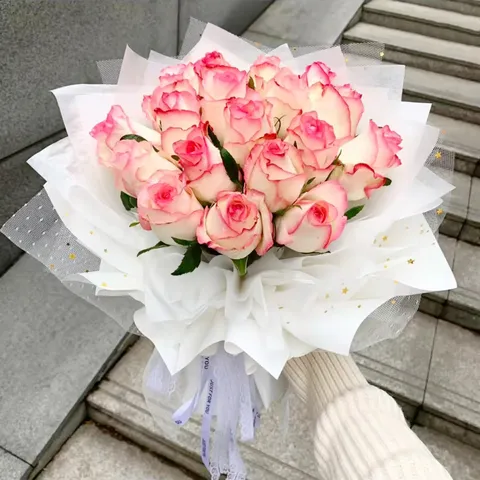 Papier de Soie Céleste Étoile et Lune Papier Cadeau Emballage de Bouquet Floral Matériau de Bricolage