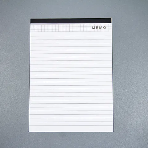 Mini Bloc de Notas de Bolsillo Rayado En Blanco Cuaderno Portátil Desprendible Oficina Escuela Papelería