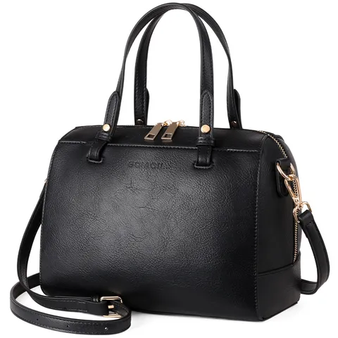 Women PU Leather Tote Bag Vintage Commuter Shoulder Handbag Large Capacity Crossbody Bag