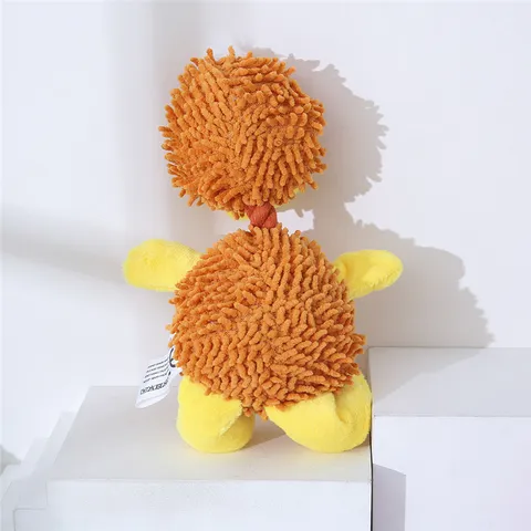 Plush Squeaky Dog Toy Chew Teething Pet Supplies Cute Animal Shape Interactive Toy For Small Dogs Boredom Relief