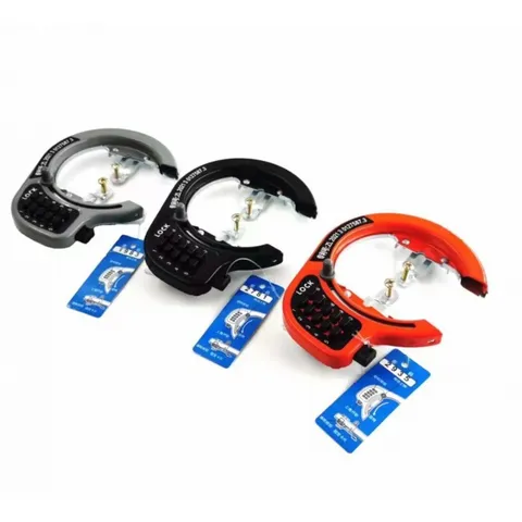 Bicycle Fixed Combination Lock Mountain Bike Horseshoe Lock Cycling Anti Theft Security Metal Bicycle Lock