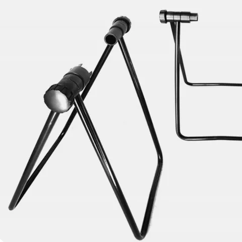 Portabici a Sgancio Rapido Tubo in Acciaio Supporto per Riparazione Mountain Bike Supporto di Manutenzione Portatile