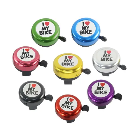 Aluminum Alloy Bicycle Bell Mini Mountain Bike Kids Bike Handlebar Ring Crisp Sound Cycling Accessories