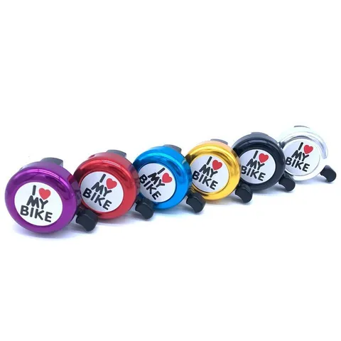 Aluminum Alloy Bicycle Bell Mini Mountain Bike Kids Bike Handlebar Ring Crisp Sound Cycling Accessories