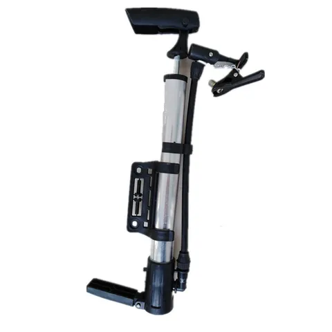 Mini Pompe à Air de Vélo Portable Haute Pression en Alliage d'Aluminium Cyclisme Gonfleur de Pneu VTT Avec Support