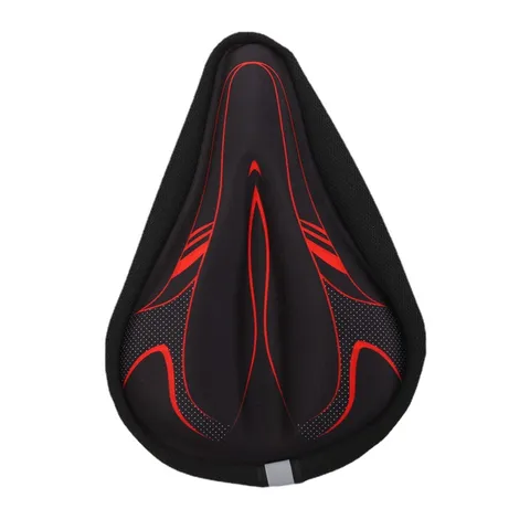 Housse de Selle de Vélo en Silicone Épaissie Coussin de Siège de VTT Absorbant les Chocs Respirant Accessoire de Cyclisme