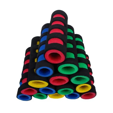 Mountain Bike Sponge Handlebar Grips Bicycle Soft Straight Handle Bar Grips Anti Slip Shock Absorbing Cycling Parts