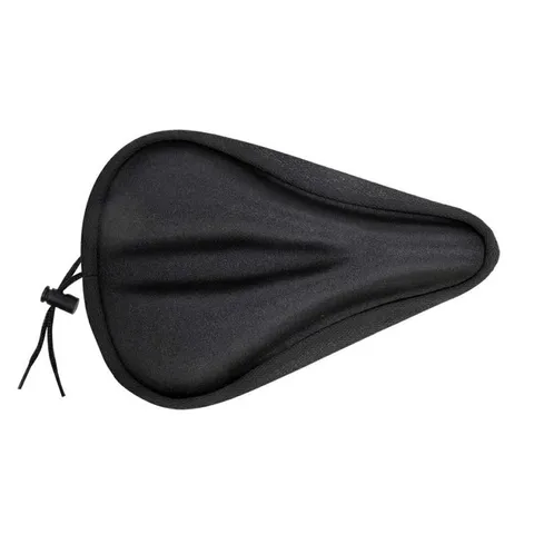 Housse de Coussin de Siège de Vélo en Silicone Épaissie Coussin de Selle de Cyclisme Ergonomique Absorbant les Chocs pour VTT Vélo de Route