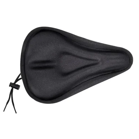 Housse de Coussin de Siège de Vélo en Silicone Épaissie Coussin de Selle de Cyclisme Ergonomique Absorbant les Chocs pour VTT Vélo de Route