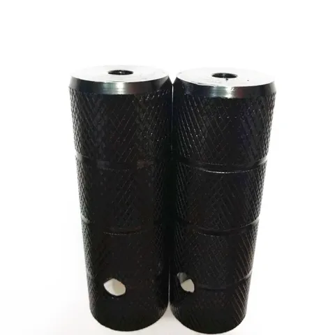 Universal Heavy Duty Steel Bicycle Stunt Pegs Anti Slip Cylindrical Footpegs Rear Axle Cycling Accessories For Bike
