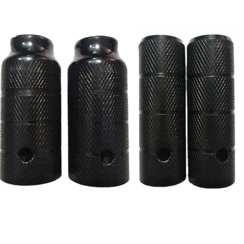 Universal Heavy Duty Steel Bicycle Stunt Pegs Anti Slip Cylindrical Footpegs Rear Axle Cycling Accessories For Bike