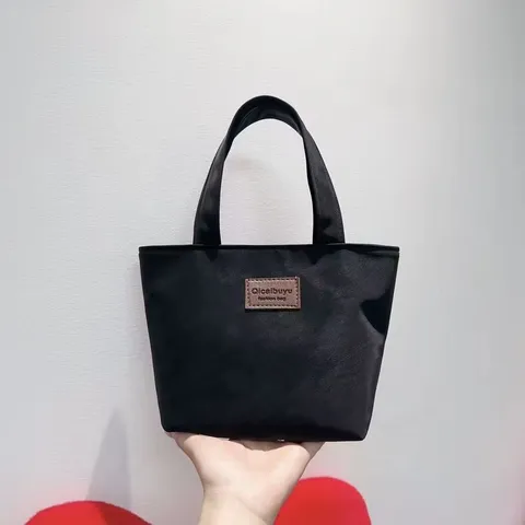 Women Minimalist PU Leather Handbag Large Capacity Waterproof Tote Bag Casual Commuter Daily Shoulder Lunch Bag