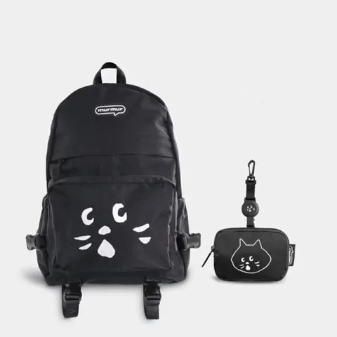 Large Capacity Cartoon Backpack Cute Japanese Style School Bag Casual Nylon Travel Daypack For Students Youth