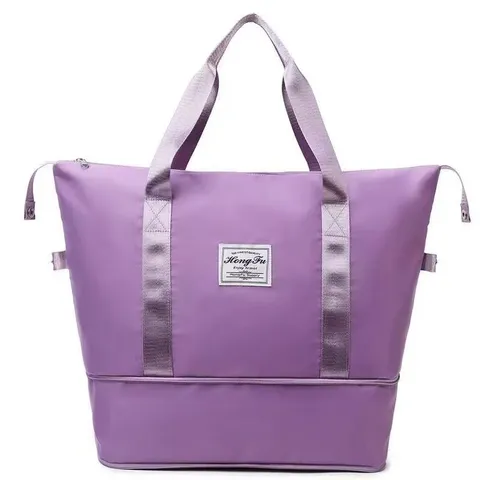 Large Capacity Travel Bag Waterproof Oxford Cloth Fitness Handbag Multifunctional Short Trip Luggage Bag For Women