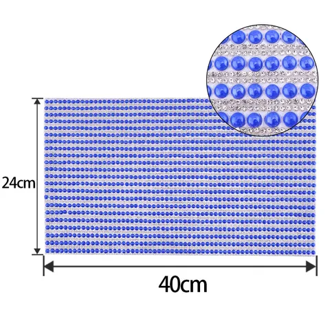 Ceramic Rhinestone Self Adhesive Sticker Roll DIY Crafts Decal Sheet For Phone Box Shoes Bag Decoration