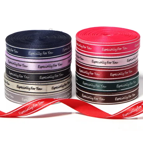 Especially For You Bedrucktes Band Polyester Satinband Für Geschenkverpackung Blumenstrauß Tortendekoration DIY Schleifen Webband