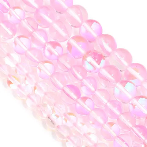 Irillerend Synthetisch Kristal Ronde Losse Kralen Voor DIY Sieraden Maken Armband Ketting Accessoires Kralen