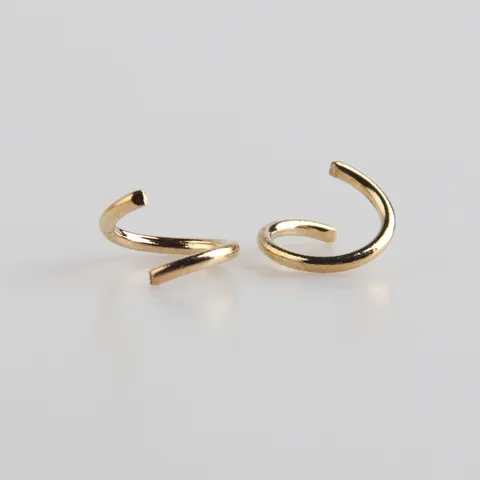 DIY Jewelry Making Metal Jump Rings Open Connector Rings Gold And Silver Plated Findings For Crafting