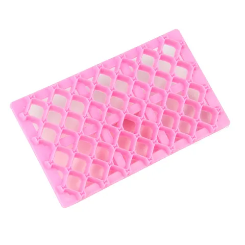 Moule à Fondant en Plastique Moule à Gaufre de Biscuit d'Art de Sucre Cœur Papillon Fleur Diamant Outil de Cuisson Accessoires de Cuisine