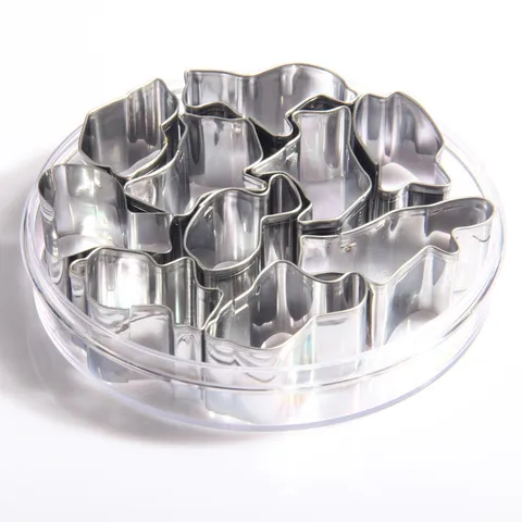Emporte-Pièce en Acier Inoxydable Formes Animaux Papillon Géométriques Moule de Cuisson Outils de Pâtisserie en Métal