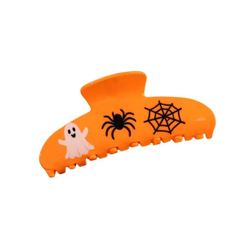Molla Per Capelli di Halloween Acrilico Zucca Fantasma Pipistrello Grande Molla Artiglio Accessori Per Lo Styling Per Donne E Ragazze